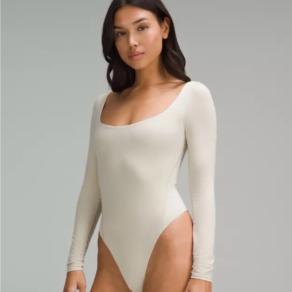 lululemon athletica Tops - NWT Retail $88 Lululemon Wundermost Square Neck Bodysuit Daily Essentials